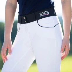 Horze Nordic Performance Women's Silicone Full Seat Breeches -Equestrian Clothing Shop 36234 WH 3