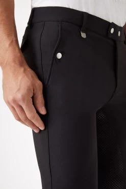 Horze Grand Prix Men's Silicone Full Seat Breeches -Equestrian Clothing Shop 36261 bl 05