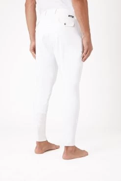 Horze Grand Prix Men's Silicone Full Seat Breeches -Equestrian Clothing Shop 36261 wh 02