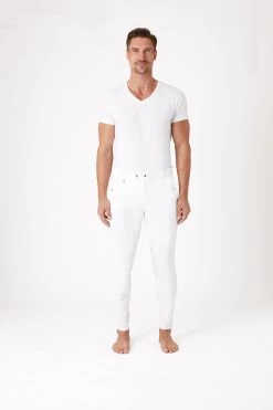 Horze Grand Prix Men's Silicone Full Seat Breeches -Equestrian Clothing Shop 36261 wh 03