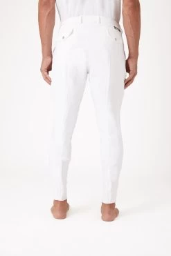 Horze Grand Prix Men's Silicone Full Seat Breeches -Equestrian Clothing Shop 36261 wh 04