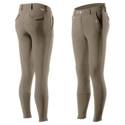 Horze Grand Prix Men's Silicone Knee Patch Breeches -Equestrian Clothing Shop 36262 FCBR 1