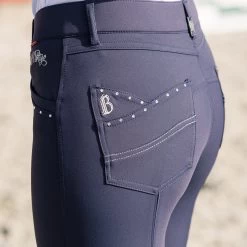 B Vertigo Olivia Silicone Knee Patch Breeches For Women -Equestrian Clothing Shop 36295 VDB 5