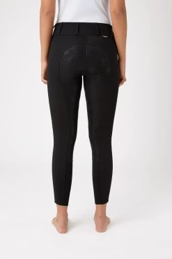 Horze Grand Prix Thermo Softshell Silicone FS Breeches For Women -Equestrian Clothing Shop 36608 BL 4
