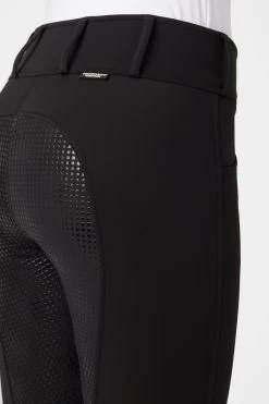 Horze Grand Prix Thermo Softshell Silicone FS Breeches For Women -Equestrian Clothing Shop 36608 BL 5