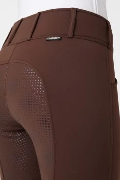 Horze Grand Prix Thermo Softshell Silicone FS Breeches For Women -Equestrian Clothing Shop 36608 MDBR 5