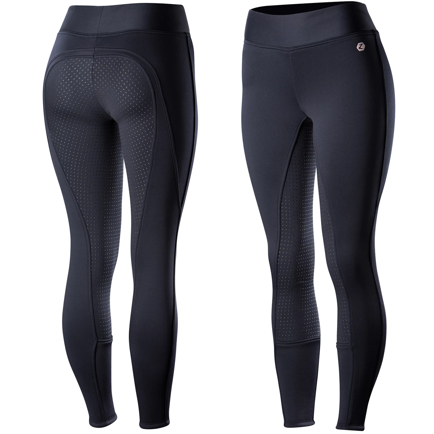 Horze Active Women's Winter Silicone Full Seat Tights 18 Horze Active Women's Winter Silicone Full Seat Tights - Image 18