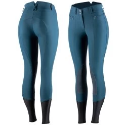 Horze Angelina Women's Lightweight Stretch Leather Knee Patch Breeches -Equestrian Clothing Shop 36618 RPB 1