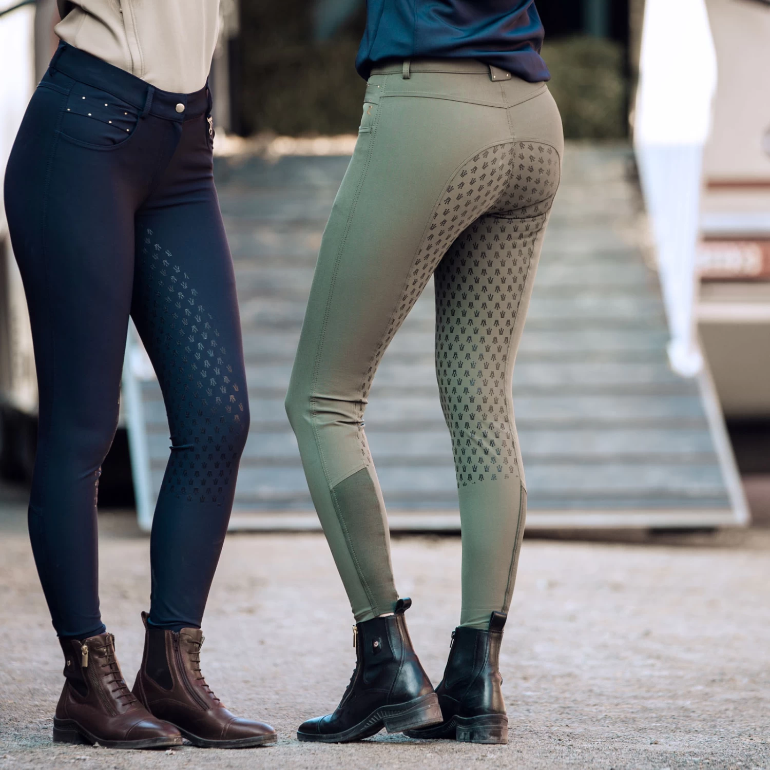 Horze Sienna Women's Silicone Full Seat Breeches 7 Horze Sienna Women's Silicone Full Seat Breeches - Image 7