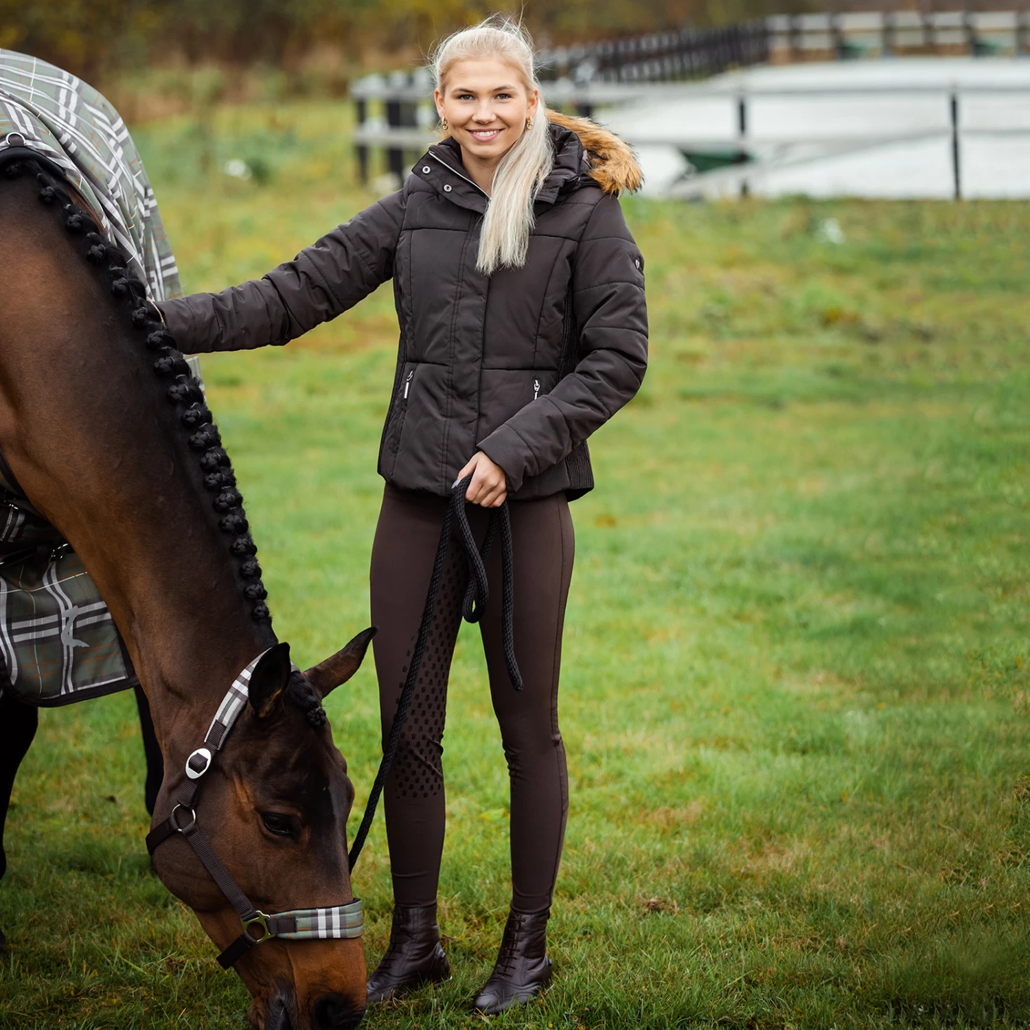 Horze Sienna Women's Silicone Full Seat Breeches 11 Horze Sienna Women's Silicone Full Seat Breeches - Image 11