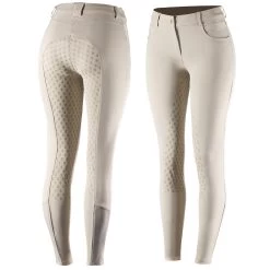 Horze Sienna Women's Silicone Full Seat Breeches 32 Horze Sienna Women's Silicone Full Seat Breeches -Equestrian Clothing Shop 36660 FLBR 1