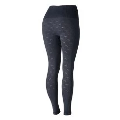 Horze Vanessa Women's Seamless Denim-Look Silicone Full Seat Tights -Equestrian Clothing Shop 36677 DNB 3