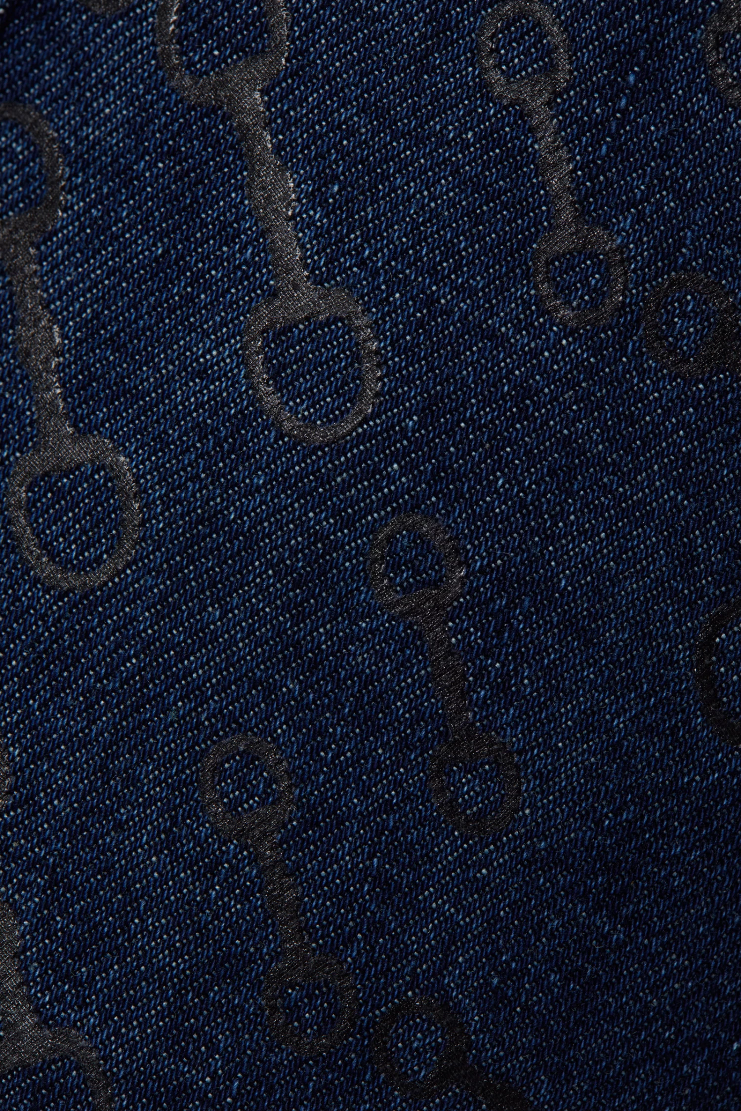 Horze Kaia Denim Silicone Full Seat Breeches With Crystals 7 Horze Kaia Denim Silicone Full Seat Breeches With Crystals - Image 7