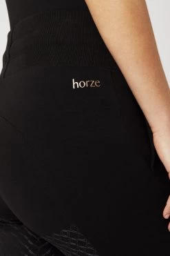 Horze Remy Women's Organic Cotton Riding Tights -Equestrian Clothing Shop 36686 BL 5