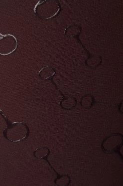 Horze Andrea High Waist Silicone Knee Patch Breeches For Woman -Equestrian Clothing Shop 36690 RMBU 7