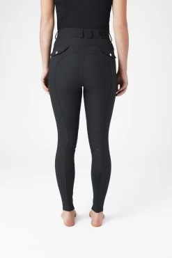 Horze Andrea High Waist Silicone Knee Patch Breeches For Woman -Equestrian Clothing Shop 36690 VDB 4
