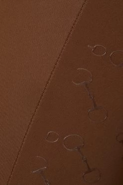 Horze Sagira Women's Silicone Full Seat Riding Tights With Gold Detail -Equestrian Clothing Shop 36701 BDBR 7