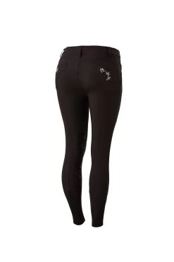 Horze Kaitlin Women's Knee Patch Breeches With Flower Detail