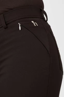 Horze Kaitlin Women's Knee Patch Breeches With Flower Detail -Equestrian Clothing Shop 36706 AFBR 5