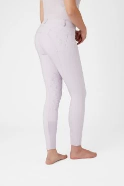 Horze Kaitlin Women's Knee Patch Breeches With Flower Detail -Equestrian Clothing Shop 36706 OHPU 2