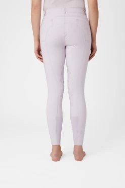 Horze Kaitlin Women's Knee Patch Breeches With Flower Detail -Equestrian Clothing Shop 36706 OHPU 4