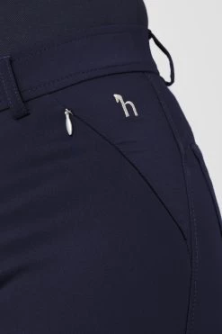 Horze Kaitlin Women's Knee Patch Breeches With Flower Detail -Equestrian Clothing Shop 36706 pdb 05