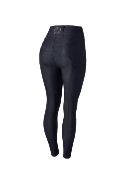 Horze Katia Women's Denim Look Silicone Full Seat Riding Tights