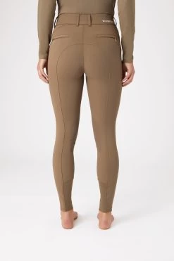 B Vertigo Davina Women's Mid-Rise Knee Patch Breeches With Phone Pockets -Equestrian Clothing Shop 36723 SBE 4
