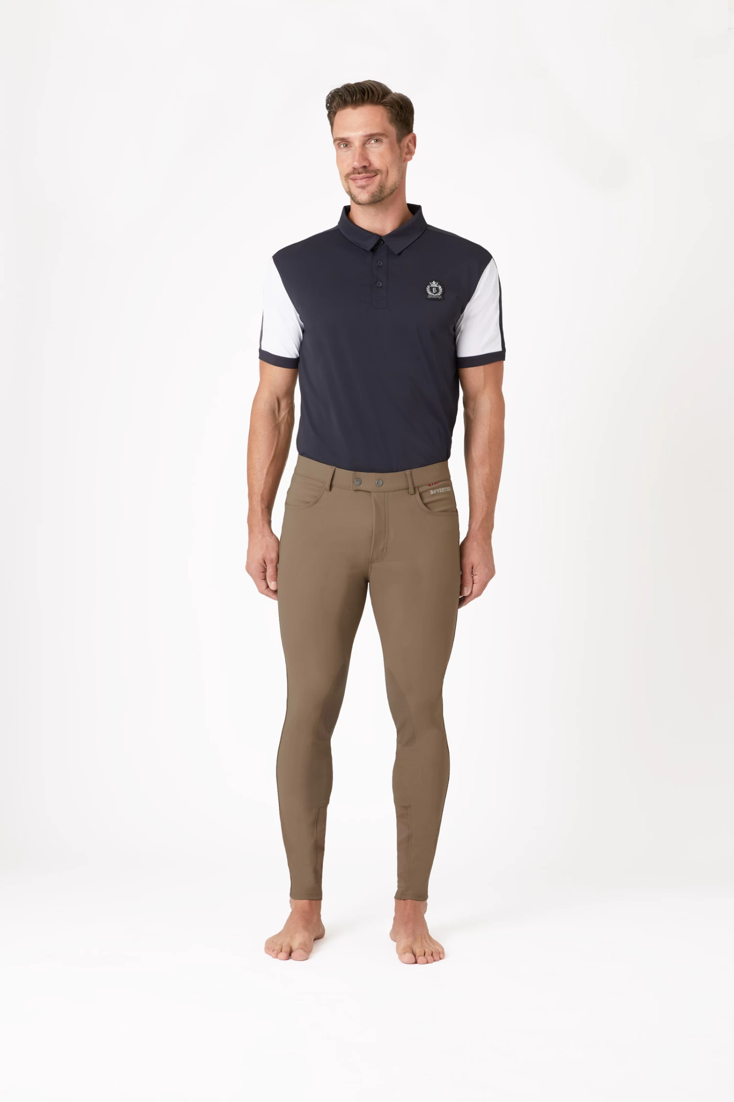 B Vertigo Damien Men's Knee Patch Breeches 3 B Vertigo Damien Men's Knee Patch Breeches - Image 3