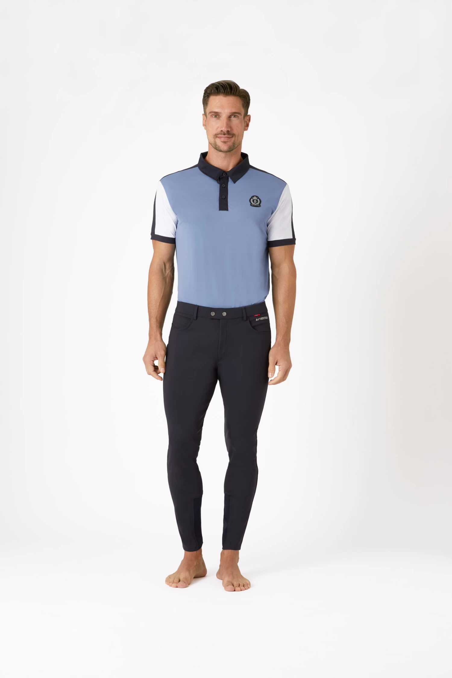 B Vertigo Damien Men's Knee Patch Breeches 10 B Vertigo Damien Men's Knee Patch Breeches - Image 10