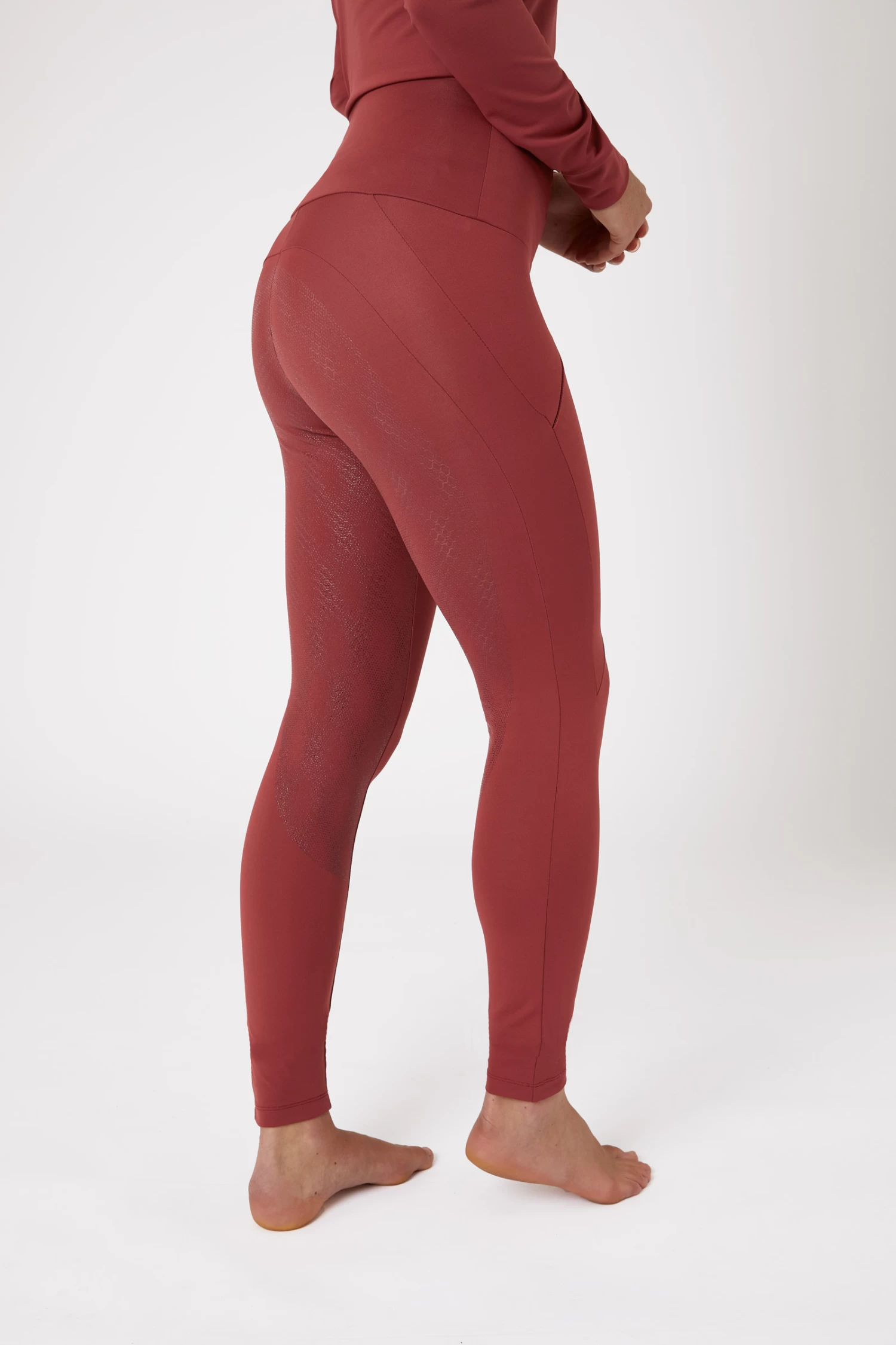 Horze Raquel Women's Full Seat Riding Tights With Phone Pockets 10 Horze Raquel Women's Full Seat Riding Tights With Phone Pockets - Image 10