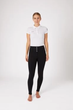 Horze Louisa Women's High Waist Thermo Full Seat Breeches -Equestrian Clothing Shop 36735 bl 03