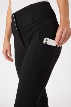 Horze Louisa Women's High Waist Thermo Full Seat Breeches -Equestrian Clothing Shop 36735 bl 05
