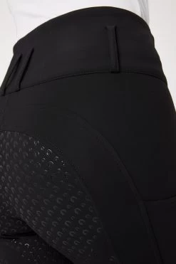 Horze Louisa Women's High Waist Thermo Full Seat Breeches -Equestrian Clothing Shop 36735 bl 06