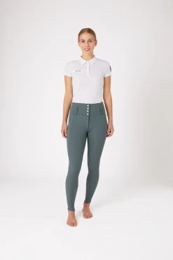 Horze Louisa Women's High Waist Thermo Full Seat Breeches -Equestrian Clothing Shop 36735 udgr 03