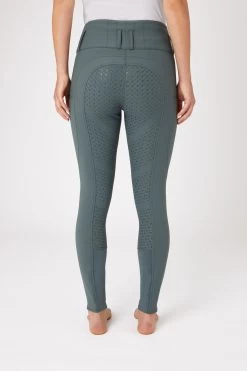 Horze Louisa Women's High Waist Thermo Full Seat Breeches -Equestrian Clothing Shop 36735 udgr 04
