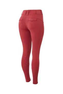 Horze Ingrid Women's High Waist Knee Patch Winter Breeches -Equestrian Clothing Shop 36743 MWRE 1