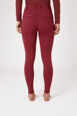 Horze Ingrid Women's High Waist Knee Patch Winter Breeches -Equestrian Clothing Shop 36743 MWRE 4