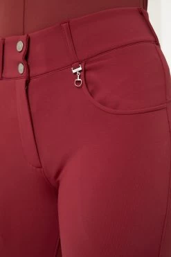 Horze Ingrid Women's High Waist Knee Patch Winter Breeches -Equestrian Clothing Shop 36743 MWRE 5