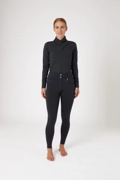 Horze Ingrid Women's High Waist Knee Patch Winter Breeches -Equestrian Clothing Shop 36743 vdb 03