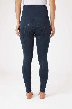 Horze Mette Women's Full Seat Mid Season Riding Tights With High Waist -Equestrian Clothing Shop 36752 IKB 4
