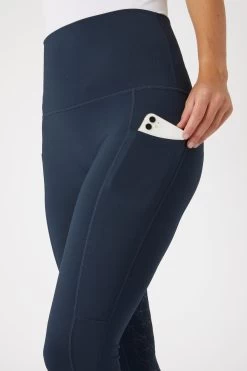 Horze Mette Women's Full Seat Mid Season Riding Tights With High Waist -Equestrian Clothing Shop 36752 IKB 5