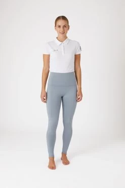 Horze Mette Women's Full Seat Mid Season Riding Tights With High Waist -Equestrian Clothing Shop 36752 TWG 3