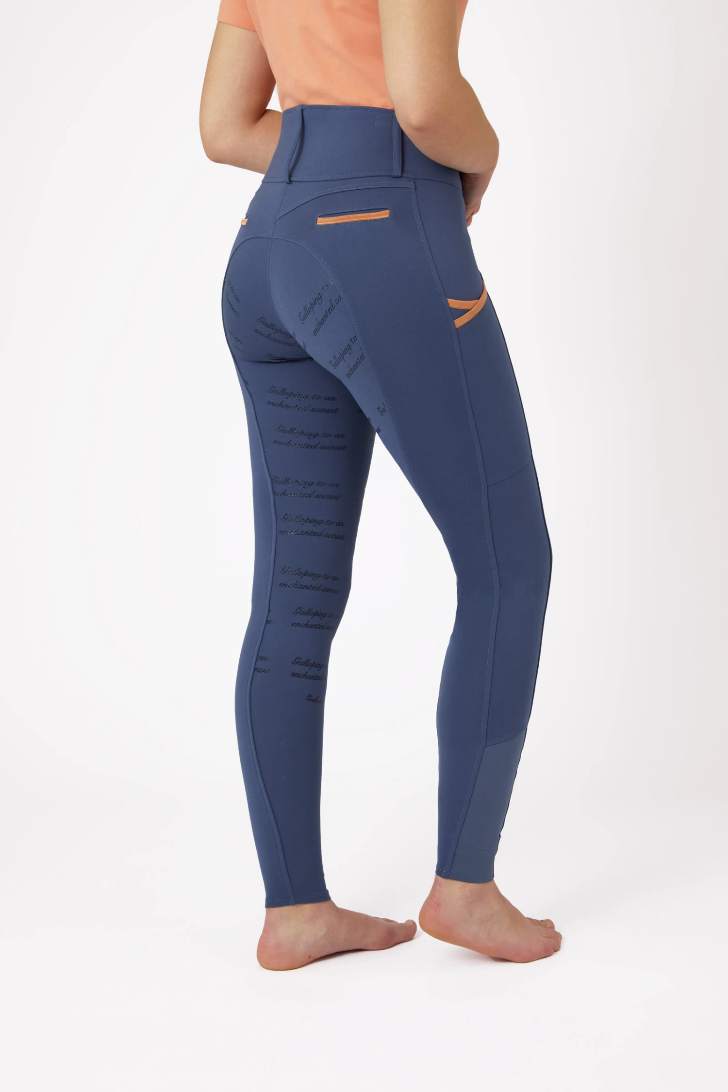 Horze Nella Women's Full Seat Breeches With Phone Pockets 2 Horze Nella Women's Full Seat Breeches With Phone Pockets - Image 2