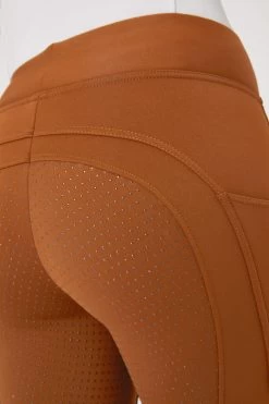 Horze Active Women's Full Grip Winter Riding Tights With Phone Pocket -Equestrian Clothing Shop 36780 cfbr 06