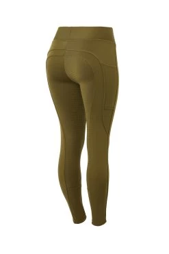 Horze Active Women's Full Grip Winter Riding Tights With Phone Pocket -Equestrian Clothing Shop 36780 dogr 01