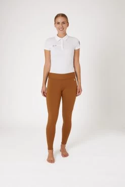 Horze Active Women's Knee Grip Winter Riding Tights With Phone Pocket -Equestrian Clothing Shop 36790 cfbr 03