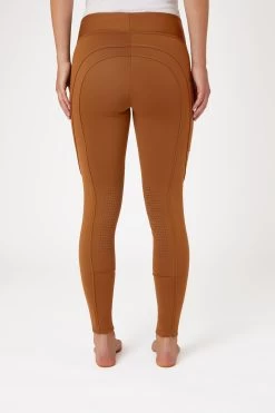 Horze Active Women's Knee Grip Winter Riding Tights With Phone Pocket -Equestrian Clothing Shop 36790 cfbr 04