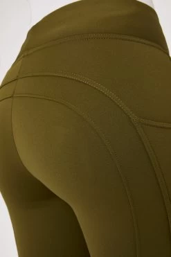 Horze Active Women's Knee Grip Winter Riding Tights With Phone Pocket -Equestrian Clothing Shop 36790 dogr 06