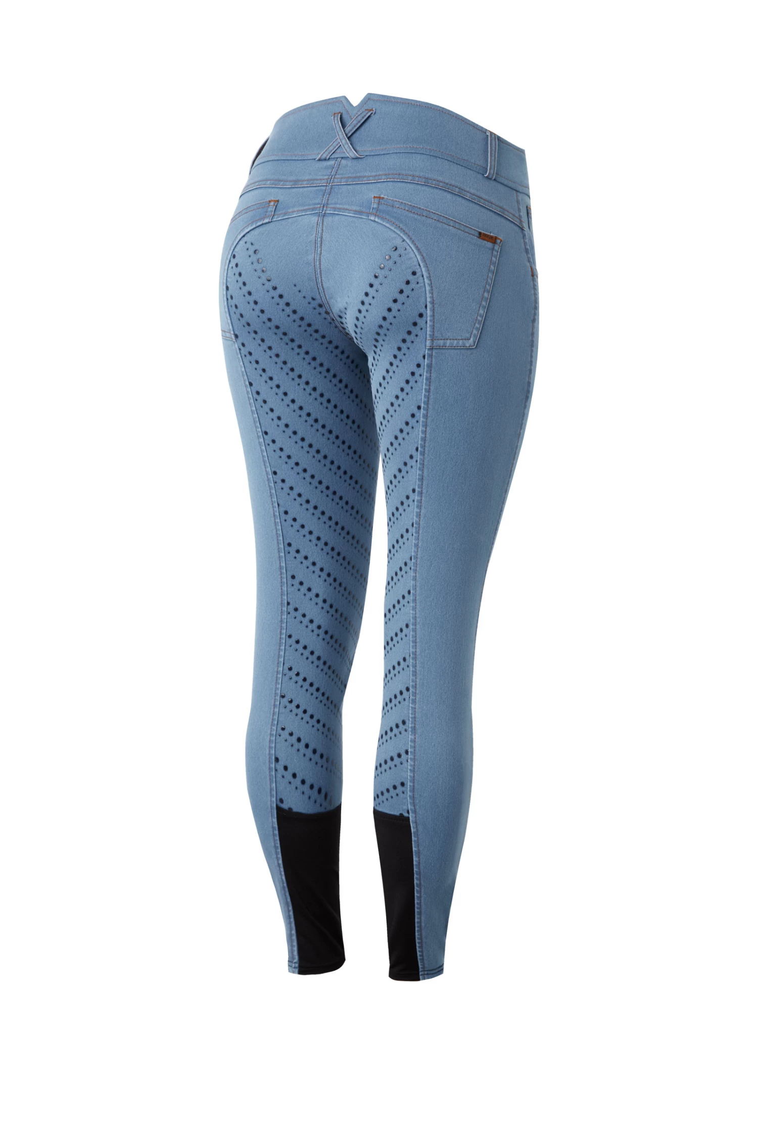 Ladies Denim Full Grip Breeches 1 Ladies Denim Full Grip Breeches